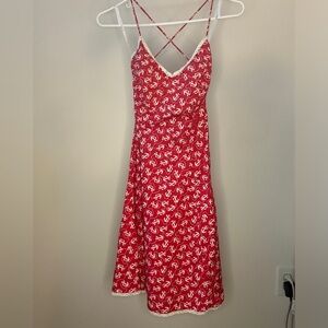 Betsey Johnson vintage stretch cotton anchor dress